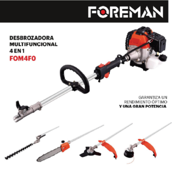 Foreman desbrozadora profesional multifuncional 4 En 1